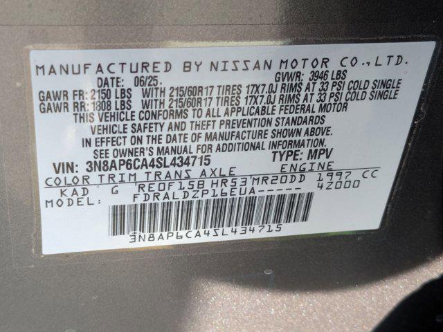 new 2025 Nissan Kicks car, priced at $24,848