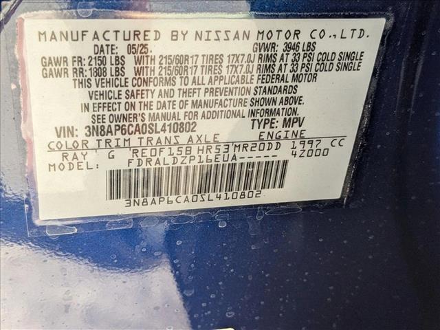new 2025 Nissan Kicks car, priced at $25,004