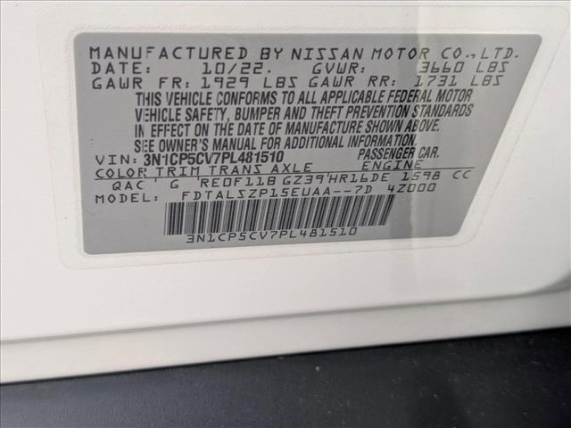 used 2023 Nissan Kicks car, priced at $17,991