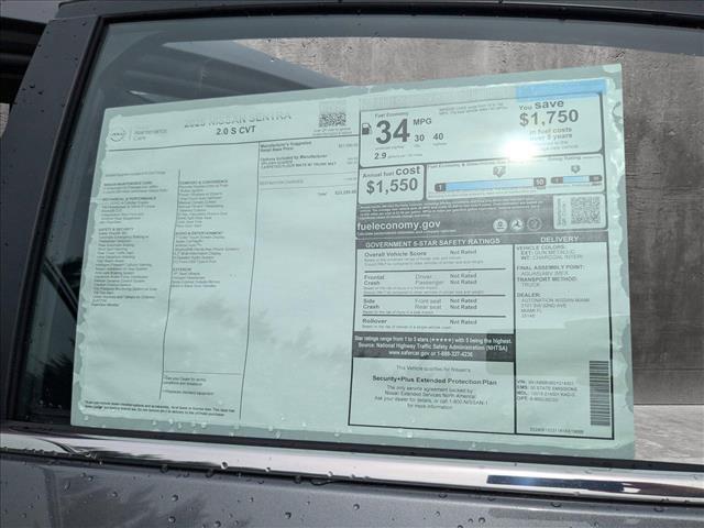 new 2025 Nissan Sentra car, priced at $22,417