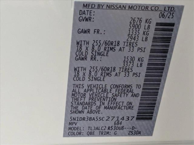 new 2025 Nissan Pathfinder car, priced at $40,292