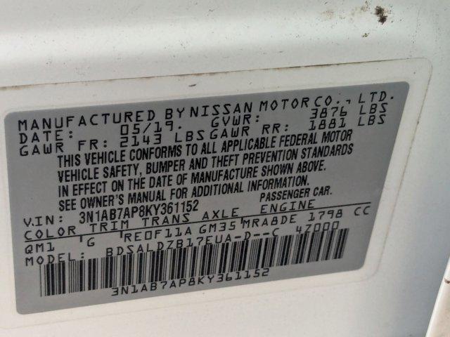 used 2019 Nissan Sentra car, priced at $12,995