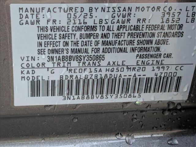 new 2025 Nissan Sentra car, priced at $22,487