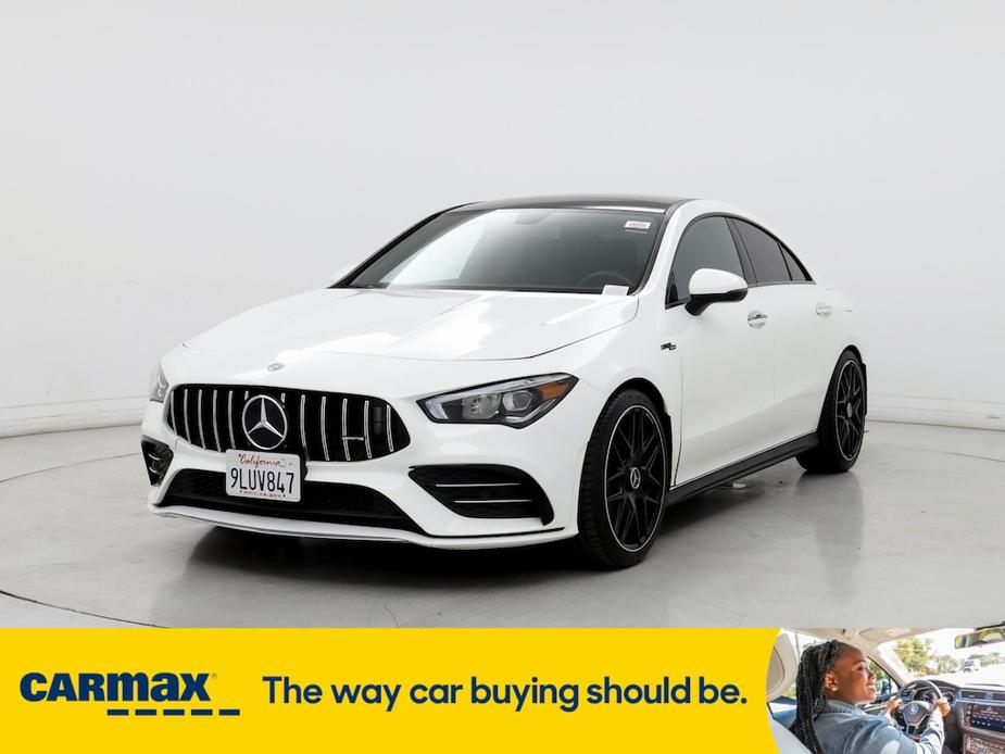 used 2020 Mercedes-Benz AMG CLA 35 car, priced at $35,998