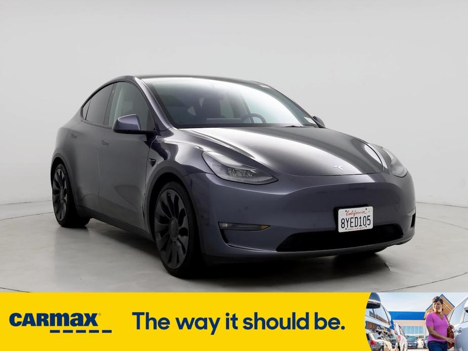 used 2021 Tesla Model Y car, priced at $34,998