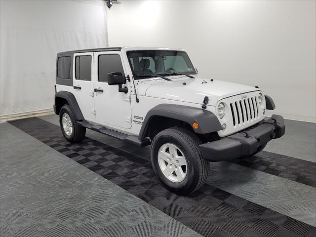 used 2017 Jeep Wrangler Unlimited car, priced at $22,795