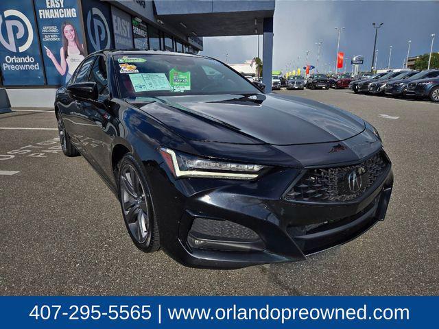 used 2022 Acura TLX car, priced at $28,372