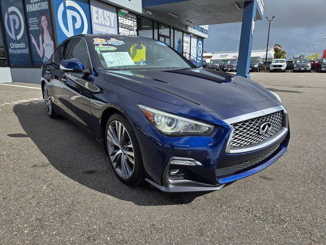 used 2021 INFINITI Q50 car, priced at $22,995