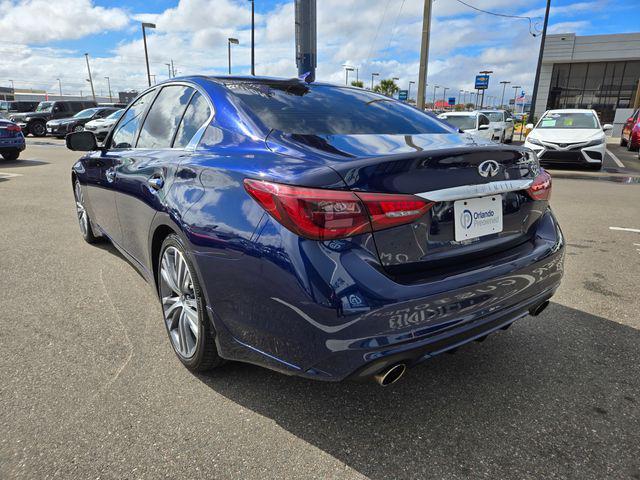 used 2021 INFINITI Q50 car, priced at $22,995