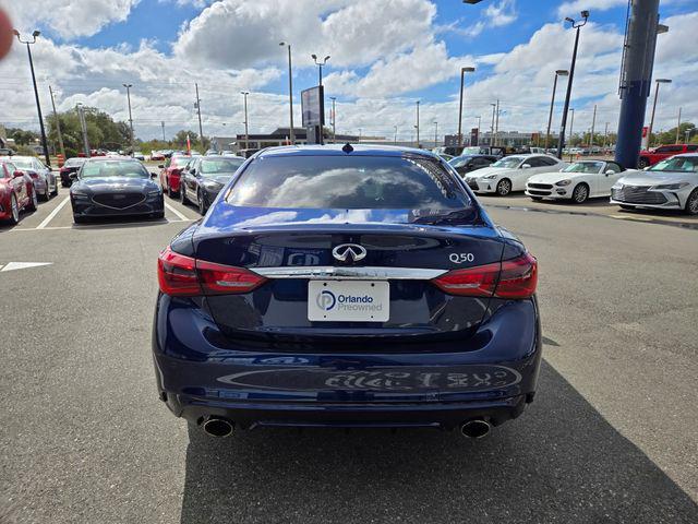 used 2021 INFINITI Q50 car, priced at $22,995