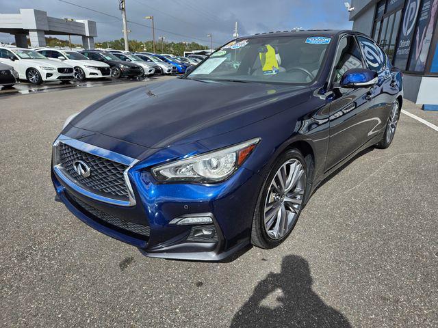 used 2021 INFINITI Q50 car, priced at $22,995