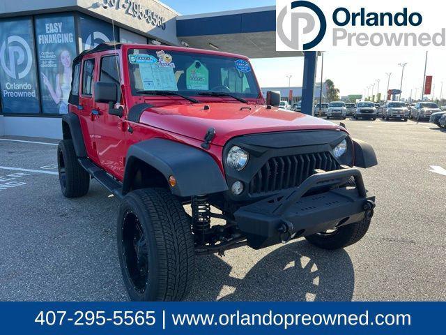 used 2016 Jeep Wrangler Unlimited car, priced at $17,488