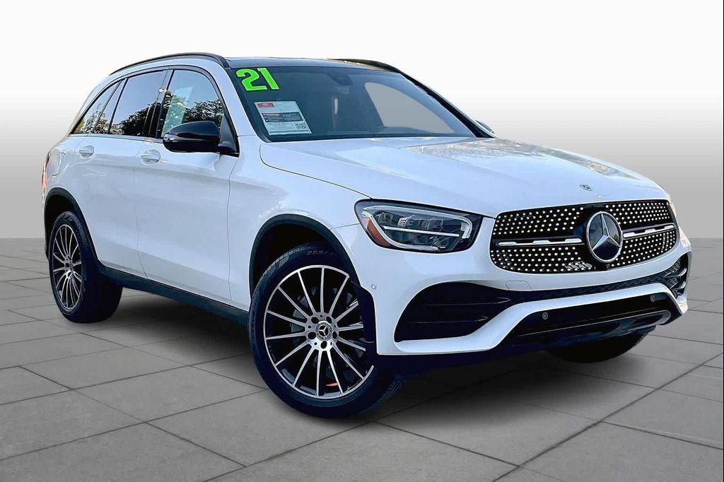 used 2021 Mercedes-Benz GLC 300 car, priced at $25,500