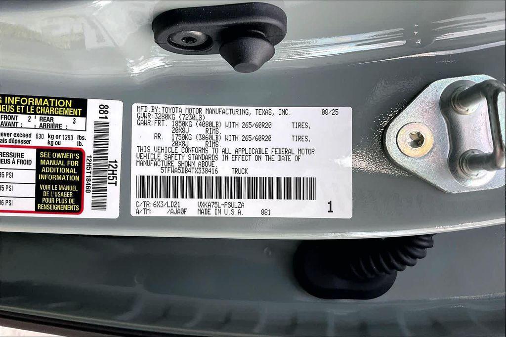 new 2026 Toyota Tundra car, priced at $75,971