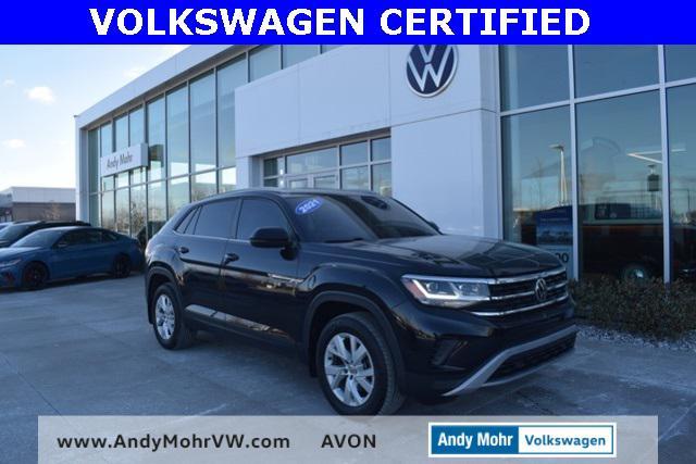 used 2021 Volkswagen Atlas Cross Sport car, priced at $22,861