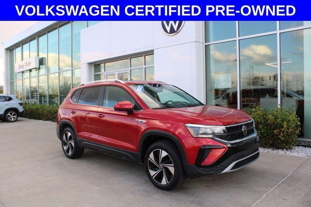 used 2023 Volkswagen Taos car, priced at $21,500