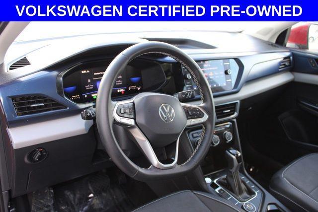 used 2023 Volkswagen Taos car, priced at $21,500