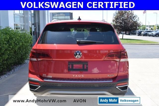 used 2022 Volkswagen Taos car, priced at $23,500