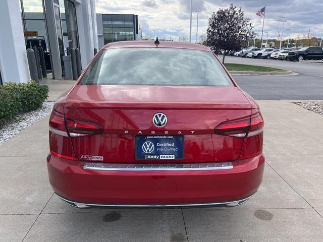 used 2021 Volkswagen Passat car, priced at $18,000