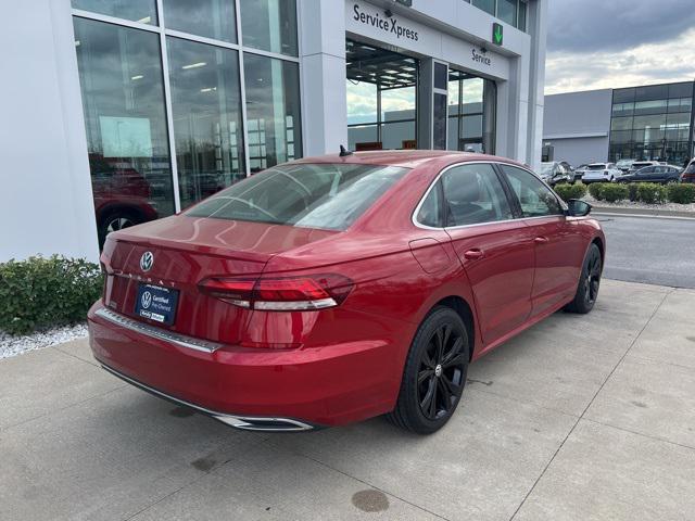 used 2021 Volkswagen Passat car, priced at $18,000