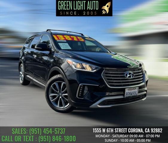 used 2017 Hyundai Santa Fe car, priced at $12,990