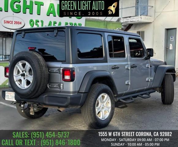 used 2019 Jeep Wrangler Unlimited car, priced at $17,995