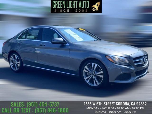 used 2018 Mercedes-Benz C-Class car, priced at $16,995