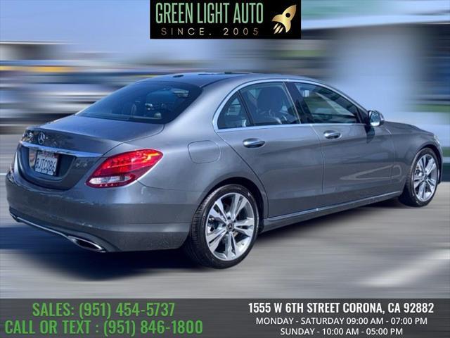 used 2018 Mercedes-Benz C-Class car, priced at $16,995