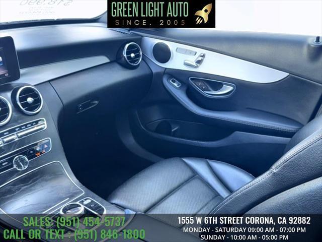 used 2018 Mercedes-Benz C-Class car, priced at $16,995