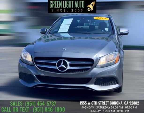 used 2018 Mercedes-Benz C-Class car, priced at $16,995