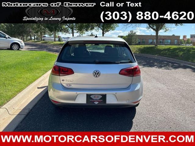 used 2015 Volkswagen e-Golf car, priced at $9,688