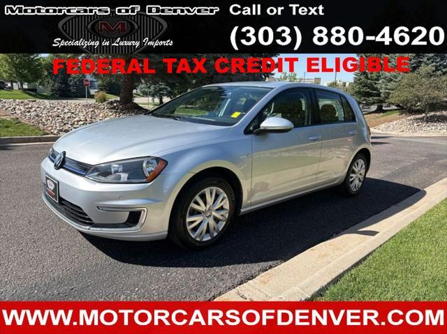used 2015 Volkswagen e-Golf car, priced at $12,488