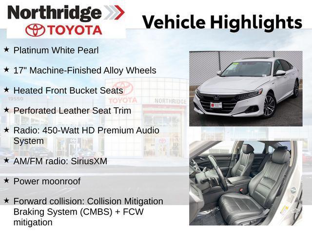 used 2022 Honda Accord Hybrid car, priced at $21,689