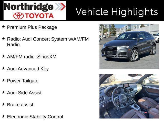 used 2018 Audi Q3 car, priced at $18,300