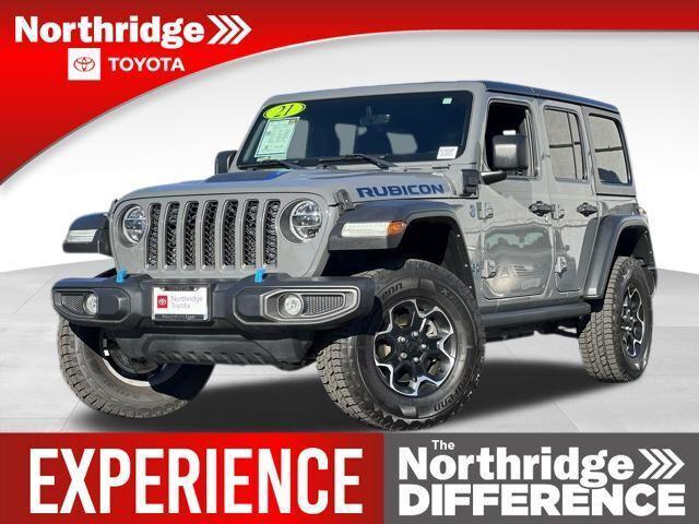 used 2021 Jeep Wrangler Unlimited 4xe car, priced at $33,400