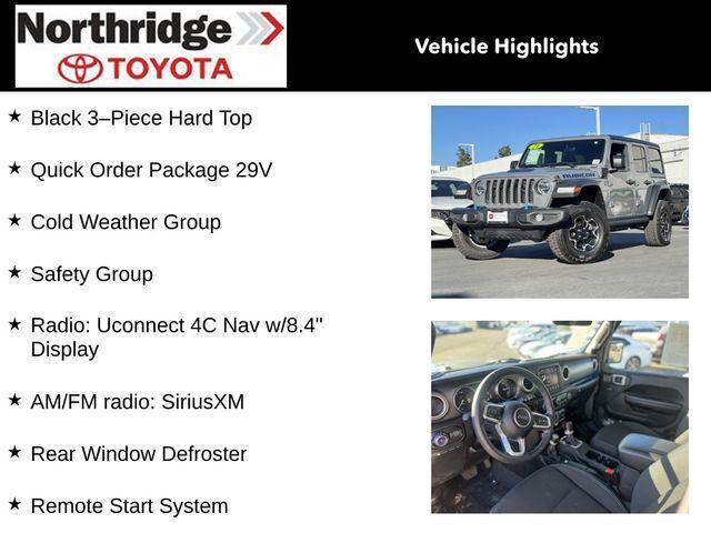 used 2021 Jeep Wrangler Unlimited 4xe car, priced at $33,400