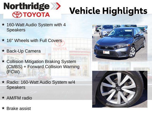 used 2023 Honda Civic car, priced at $23,350