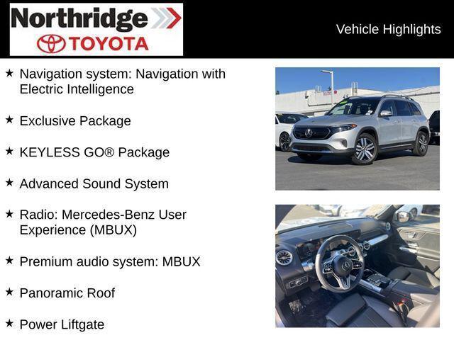 used 2023 Mercedes-Benz EQB 300 car, priced at $31,555