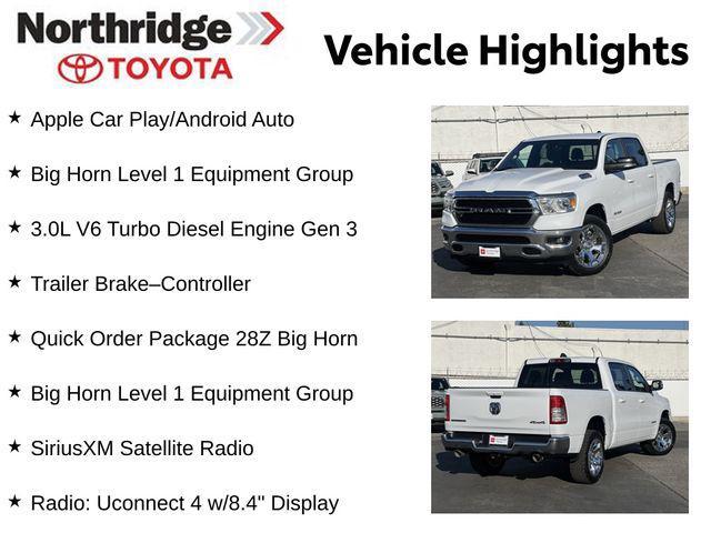 used 2021 Ram 1500 car, priced at $33,650