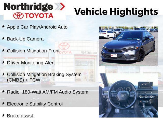 used 2022 Honda Civic car, priced at $24,750
