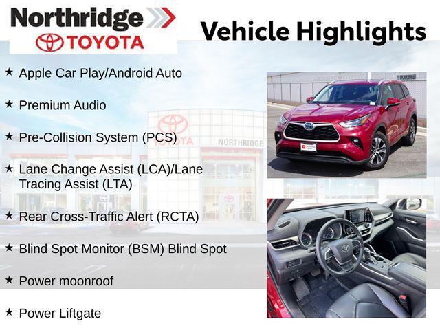 used 2022 Toyota Highlander Hybrid car, priced at $39,355