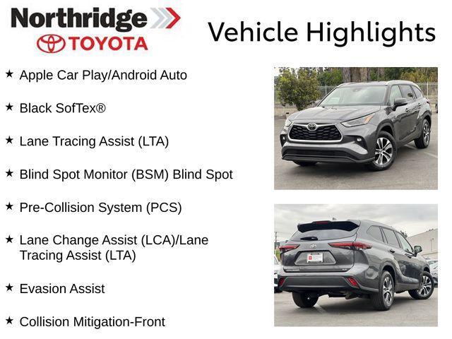 used 2024 Toyota Highlander car, priced at $44,000