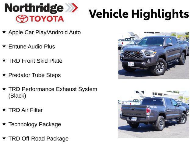 used 2021 Toyota Tacoma car, priced at $37,500