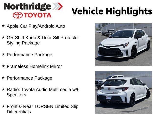 used 2024 Toyota GR Corolla car, priced at $39,500