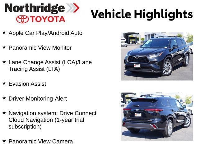 used 2023 Toyota Highlander car, priced at $41,500