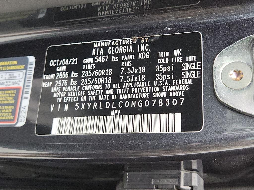 used 2022 Kia Sorento car, priced at $24,500