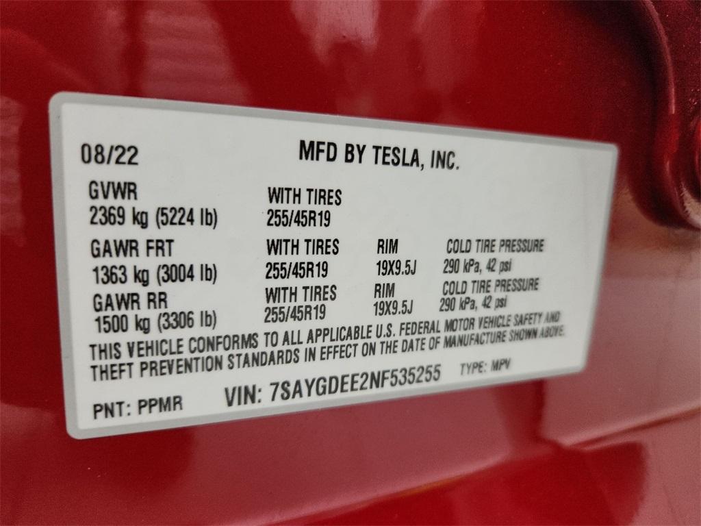 used 2022 Tesla Model Y car, priced at $26,294