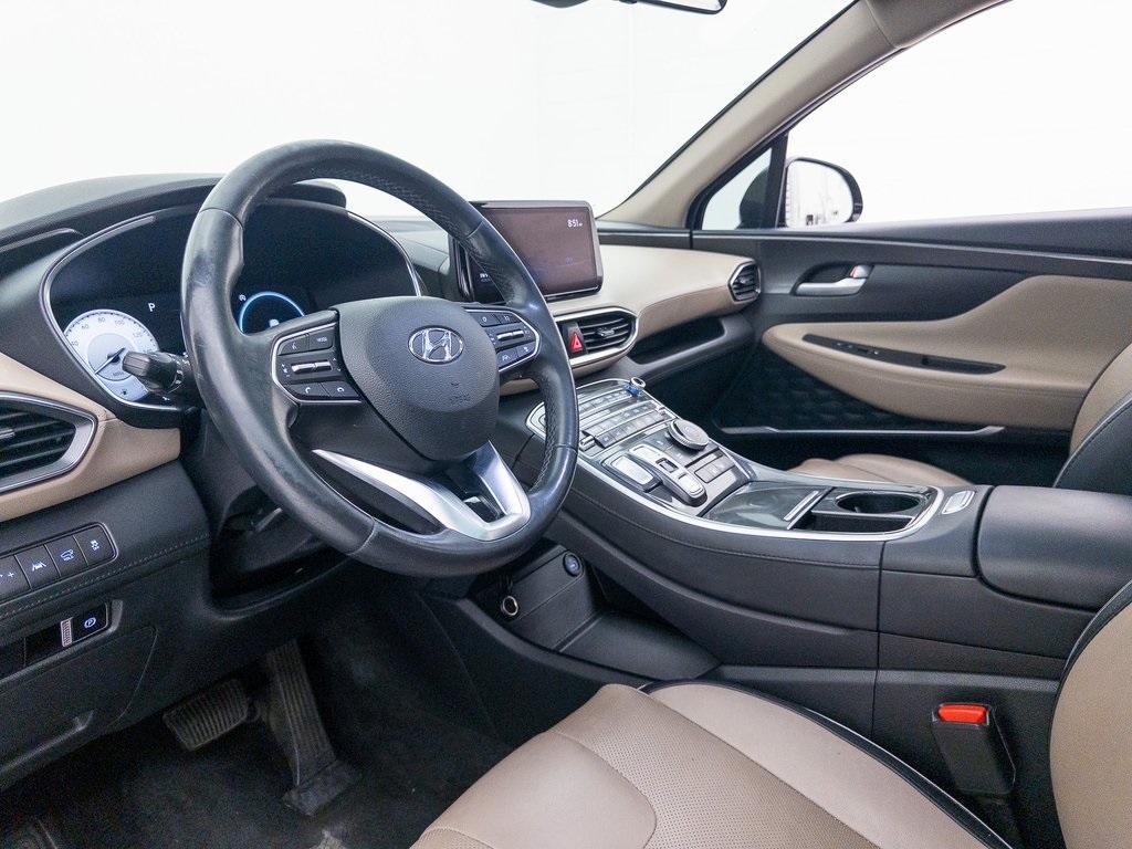 used 2021 Hyundai Santa Fe car, priced at $18,994