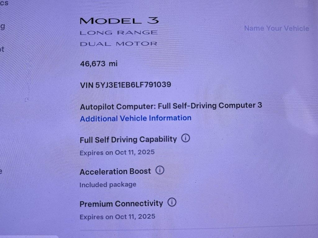 used 2020 Tesla Model 3 car, priced at $24,991