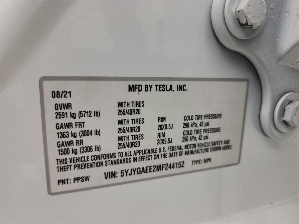 used 2021 Tesla Model Y car, priced at $27,990